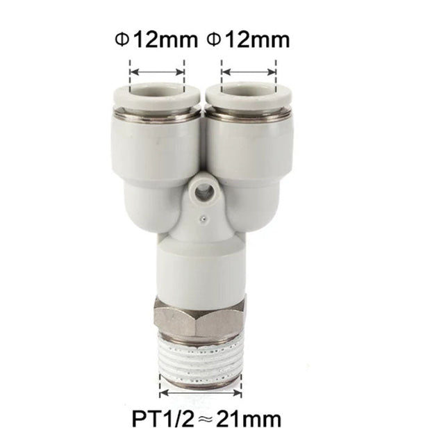 Airtac PYB: Accessories--One-touch fittings(stainless steel) - PYB1204D-S