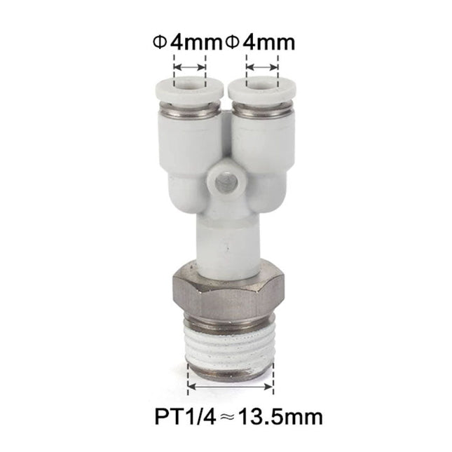 Airtac PYB: Accessories--One-touch fittings(stainless steel) - PYB402D-S