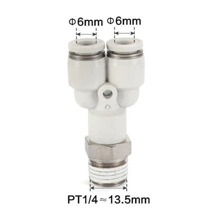 Airtac PYB: Accessories--One-touch fittings(stainless steel) - PYB602D-S