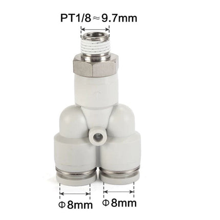 Airtac PYB: Accessories--One-touch fittings(stainless steel) - PYB801-S