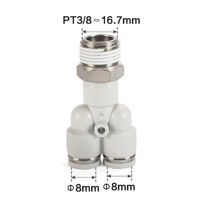 Airtac PYB: Accessories--One-touch fittings(stainless steel) - PYB803D-S