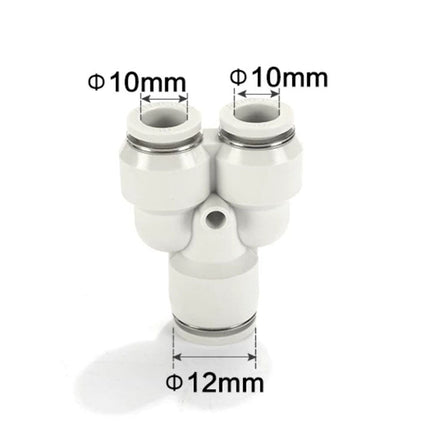 Airtac PYW: Push Lock Fitting. Different Diameter Union Y - PYW12-10