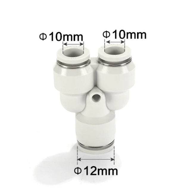 Airtac PYW: Push Lock Fitting. Different Diameter Union Y - PYW12-10