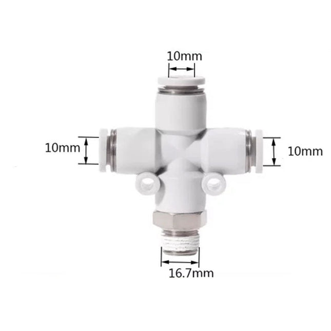 Airtac PZB: Accessories--One-touch fittings - PZB1003D