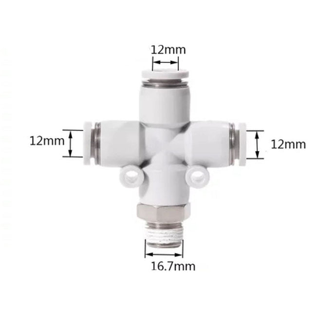 Airtac PZB: Accessories--One-touch fittings - PZB1203D