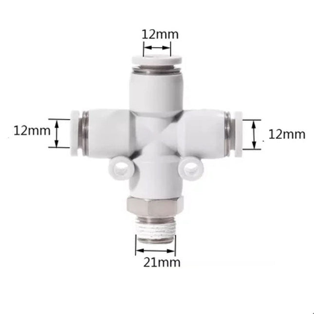 Airtac PZB: Accessories--One-touch fittings(stainless steel) - PZB1204D-S