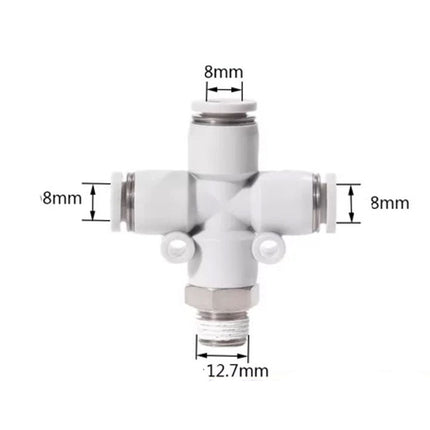 Airtac PZB: Accessories--One-touch fittings - PZB802D