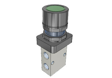 Airtac S3PF-06 Manual Valve. 3 Way - S3PF06GT