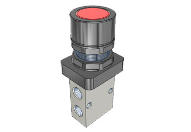 Airtac S3PF-06 Manual Valve. 3 Way - S3PF06RT