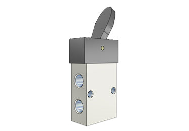 Airtac S3Y-M5: Manual Valve. 3 Way - S3YM5