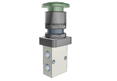 Airtac S3PM-06: Manual Valve. 3 Way - S3PM06GG