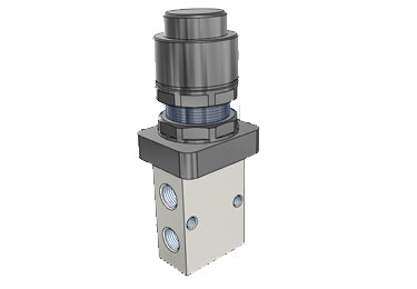 Airtac S3PP-M5: Manual Valve. 3 Way - S3PPM5B