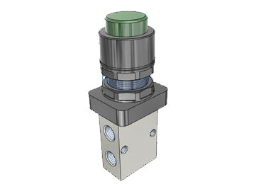 Airtac S3PP-M5: Manual Valve. 3 Way - S3PPM5G