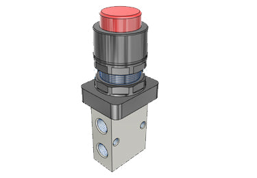 Airtac S3PP-06: Manual Valve. 3 Way - S3PP06R