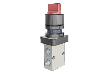 Airtac S3HS-08: Manual Valve. 3 Way - S3HS08R