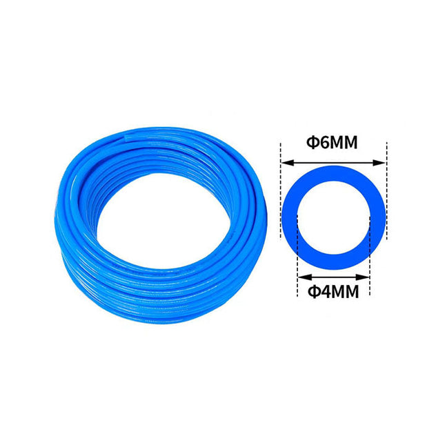 Airtac UE95A: Polyurethane tubing blue - UE95A060040100MBU