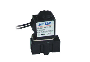 Airtac 2P0250-08: 2 Way Solenoid Valve. Plastic - 2P02508EIG